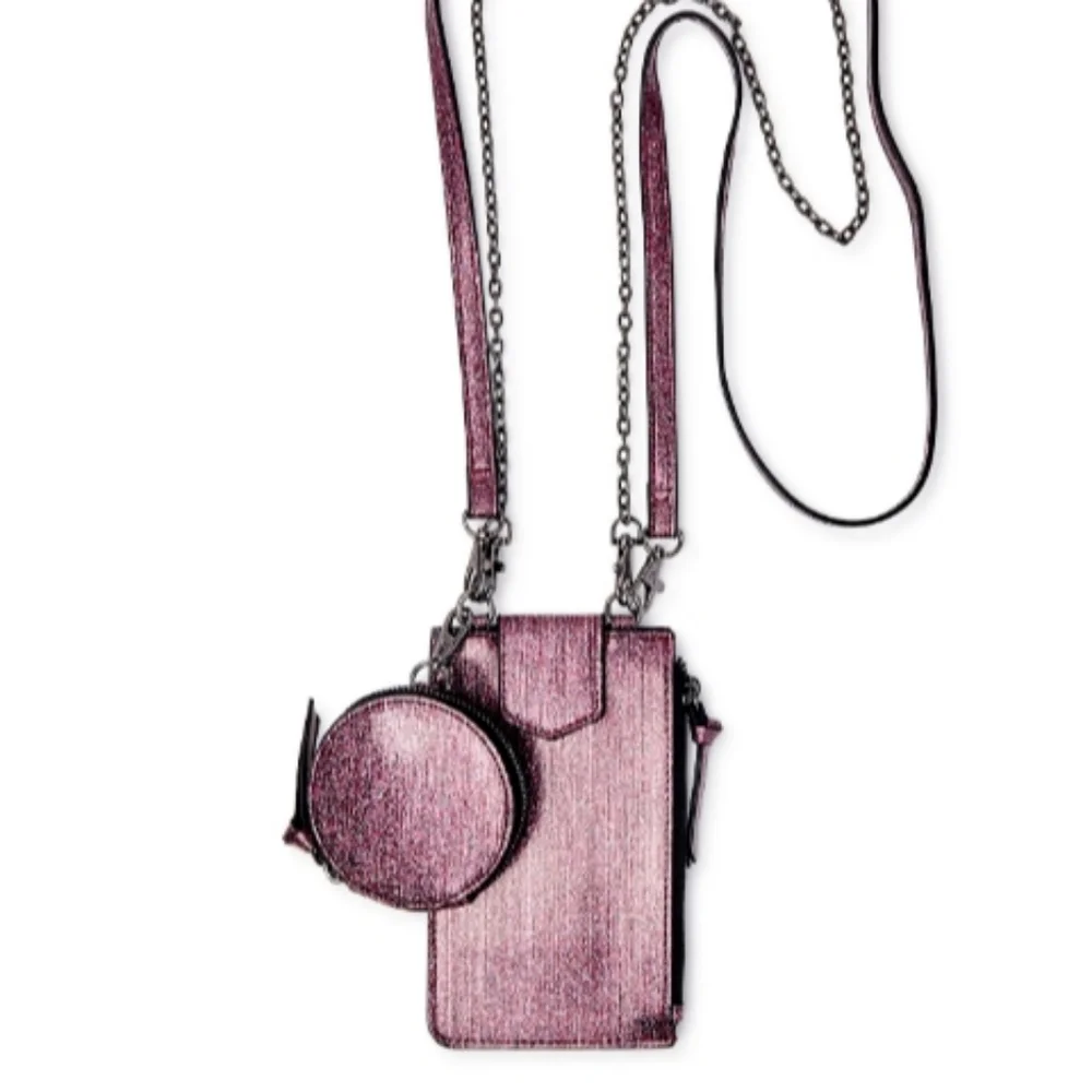 NO BOUNDARIES 3 PIECE GIFT SET CELLPHONE CROSSBODY CHAIN STRAP POUCH - Picture 6 of 6